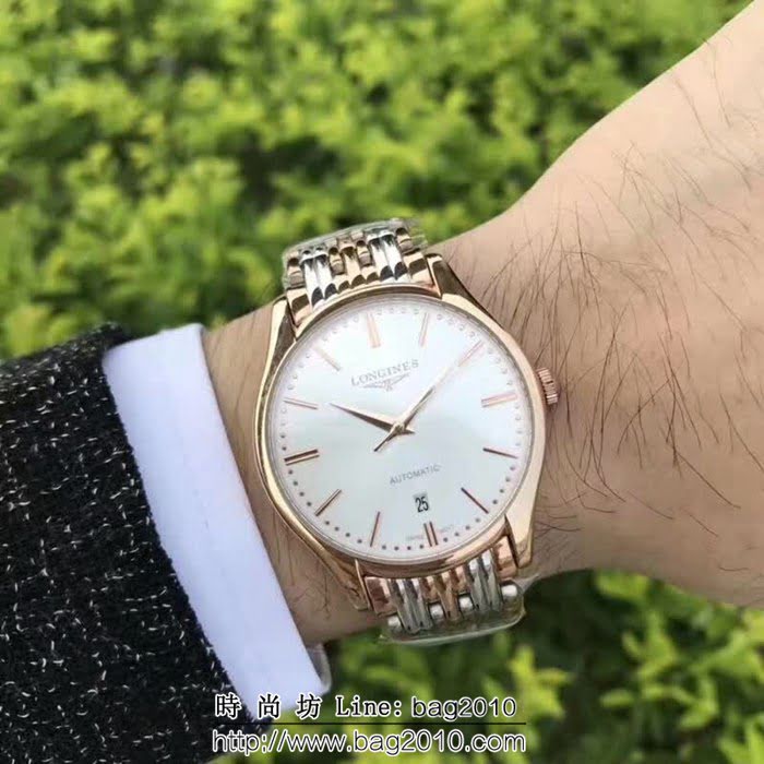 LONGINES浪琴 最新作品 精緻款男士腕表 WSS0493